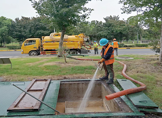 崇仁化油池清理